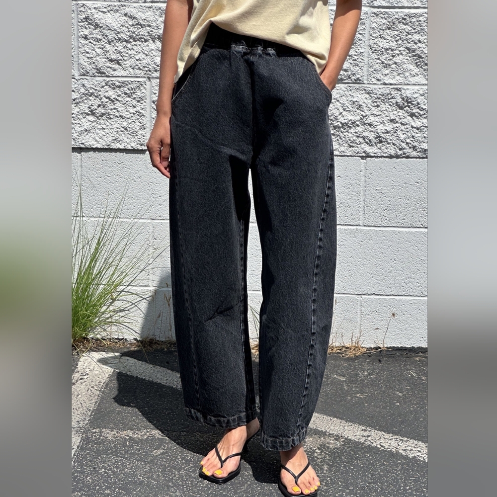 Le Bon Shoppe Arc Pants Black Denim Size Small